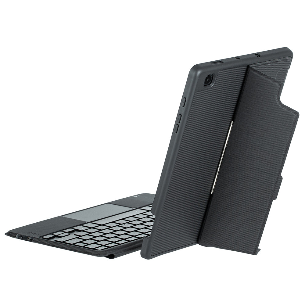 TA08B-AS for Samsung Galaxy Tab S6 Lite  /  S6 Lite (2022) Removable Bluetooth Keyboard Leather Tablet Case Stand with Pen Holder