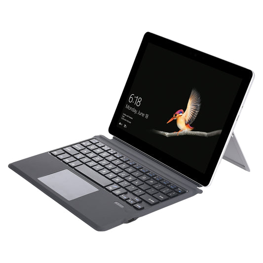 FT-1087A PU Leather Tablet Case for Microsoft Surface Go / Go 2 / Go 3 , Stand Cover with Bluetooth Wireless Touchpad Keyboard