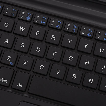 FT-1087A PU Leather Tablet Case for Microsoft Surface Go / Go 2 / Go 3 , Stand Cover with Bluetooth Wireless Touchpad Keyboard