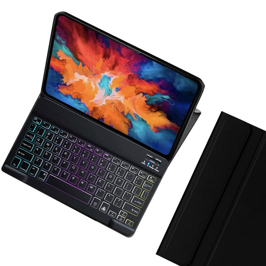 For Lenovo Tab P11 TB-J606F / L 2 in 1 Bluetooth Keyboard Tablet Leather Case Stand with Backlight
