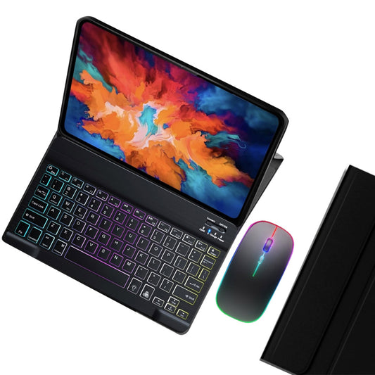 For Lenovo Tab P11 TB-J606F / L Backlight 2 in 1 Bluetooth Keyboard Tablet Case Stand with Mouse