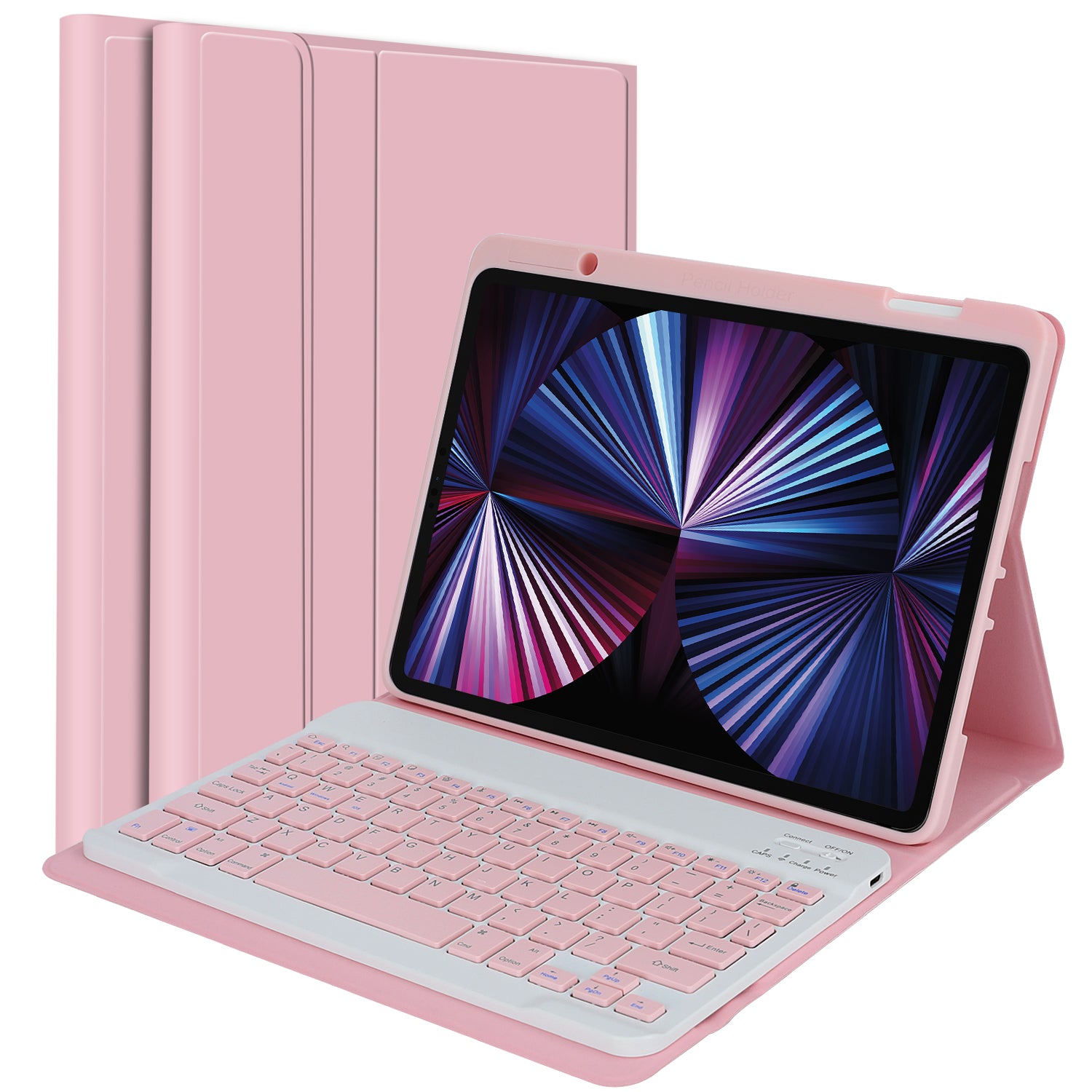 SK-3016 For iPad Pro 11 (2020) / (2021) / (2022) / (2018) / iPad Air (2020) / (2022) Bluetooth Keyboard Shockproof PU+TPU Tablet Case