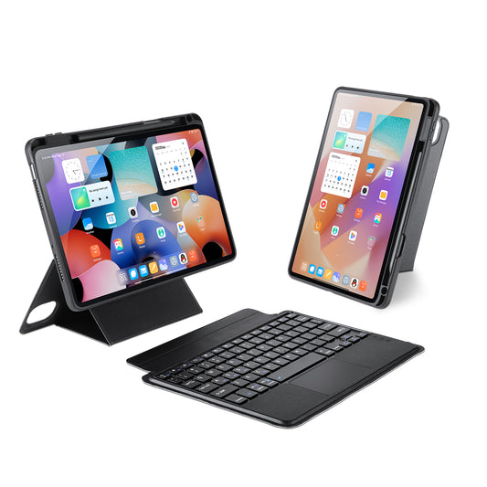 DUX DUCIS For Xiaomi Pad 5 / Pad 5 Pro 3 in 1 Magnetic Detachable Bluetooth Keyboard PU Leather Tablet Case