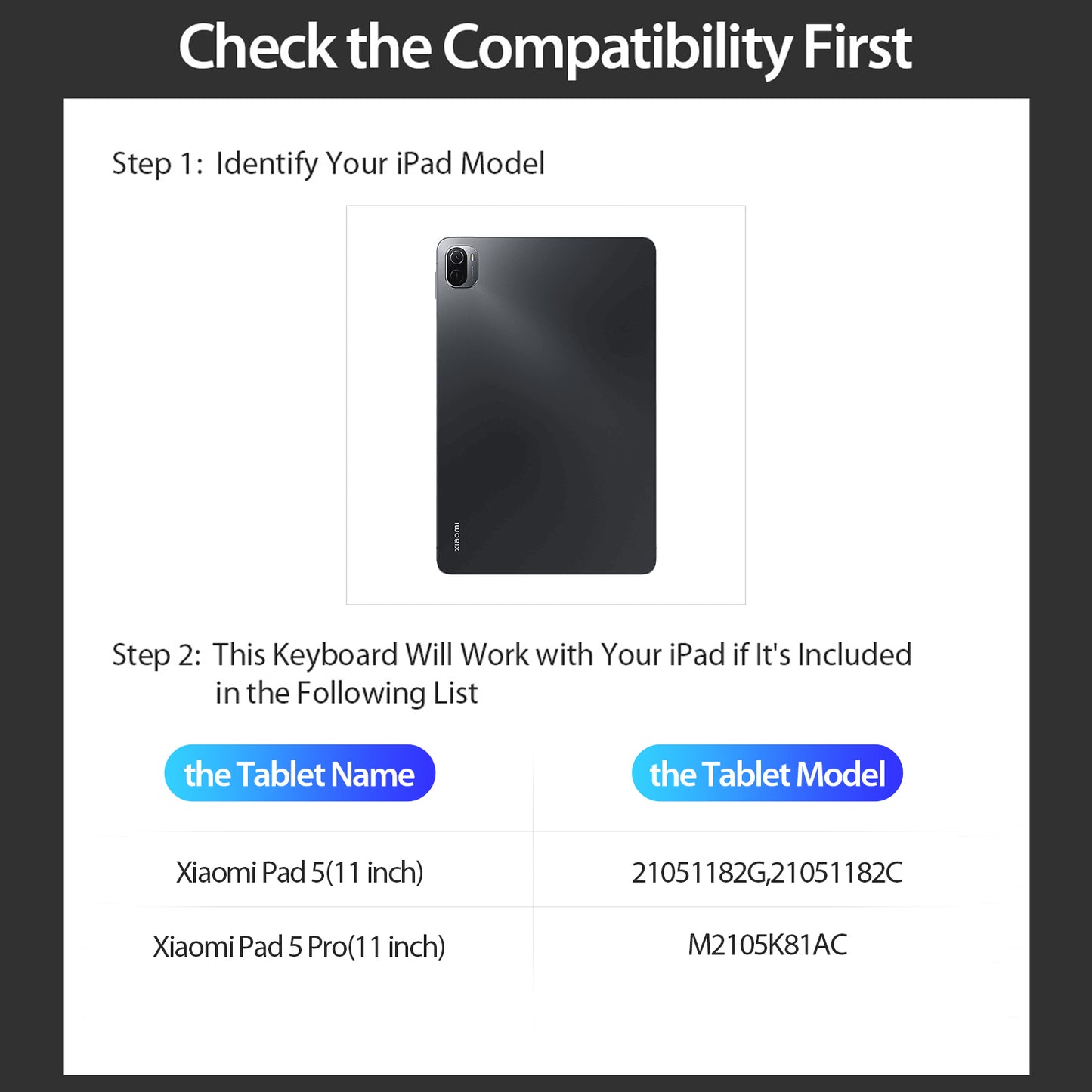 DUX DUCIS For Xiaomi Pad 5 / Pad 5 Pro 3 in 1 Magnetic Detachable Bluetooth Keyboard PU Leather Tablet Case