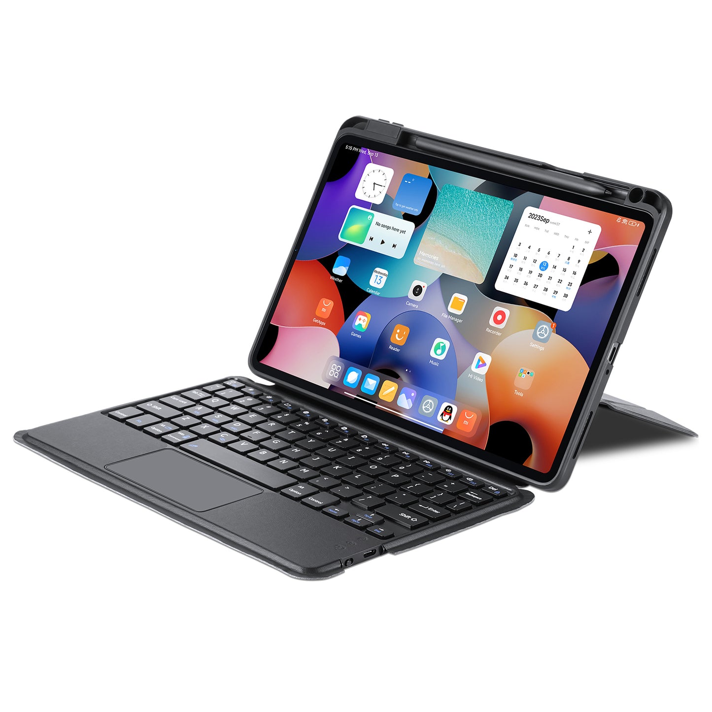 DUX DUCIS For Xiaomi Pad 5 / Pad 5 Pro 3 in 1 Magnetic Detachable Bluetooth Keyboard PU Leather Tablet Case