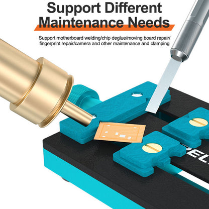 RELIFE RL-601F Mini 360-degree Rotating Fixture Support Chip PCB Removal Mainboard Welding IC Repair