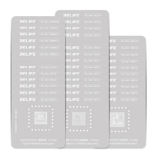 RELIFE RL-044 35Pcs Android Series Chip Planting Tin Steel Stencil Set