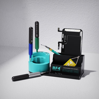 RF4 RF-ST13 Multifunctional Storage Rack Phone Repair Tools Collector Tweezers Screwdriver Parts Storage Case