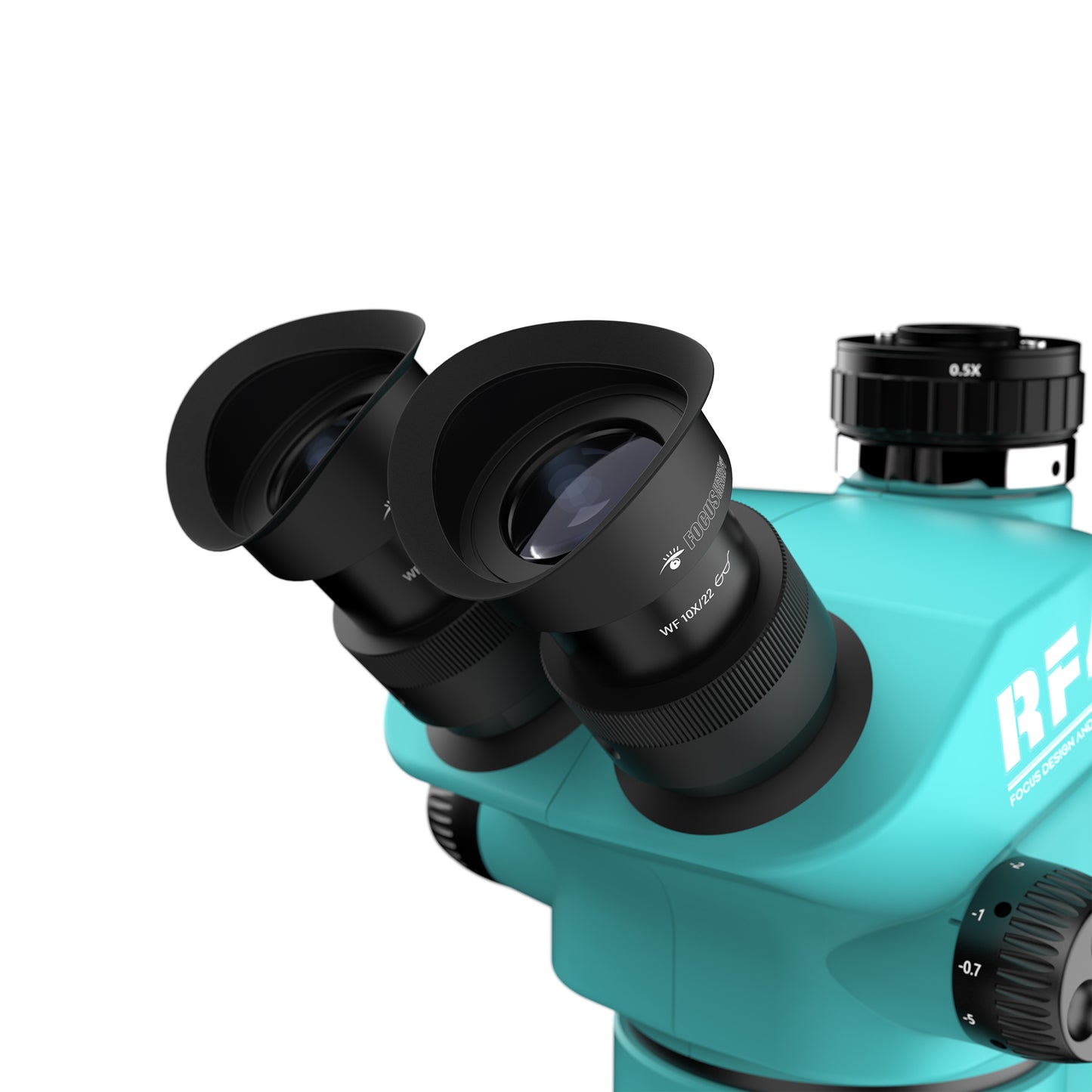 RF4 RF-EM5 2Pcs Eyepiece Cover for Trinocular Stereo Microscope Prevent Light Leaking Rubber Eye Guards Shield
