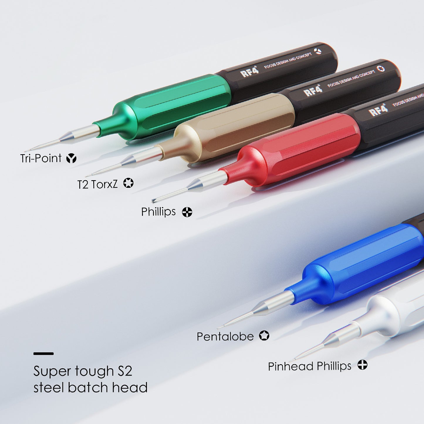 RF4 RF-SD10 Double Bearing Screwdriver Precision Repair Bolt Manual Tool for Phone Clock Watch