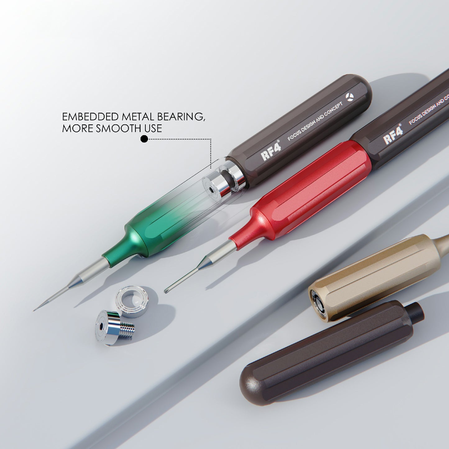 RF4 RF-SD10 Double Bearing Screwdriver Precision Repair Bolt Manual Tool for Phone Clock Watch