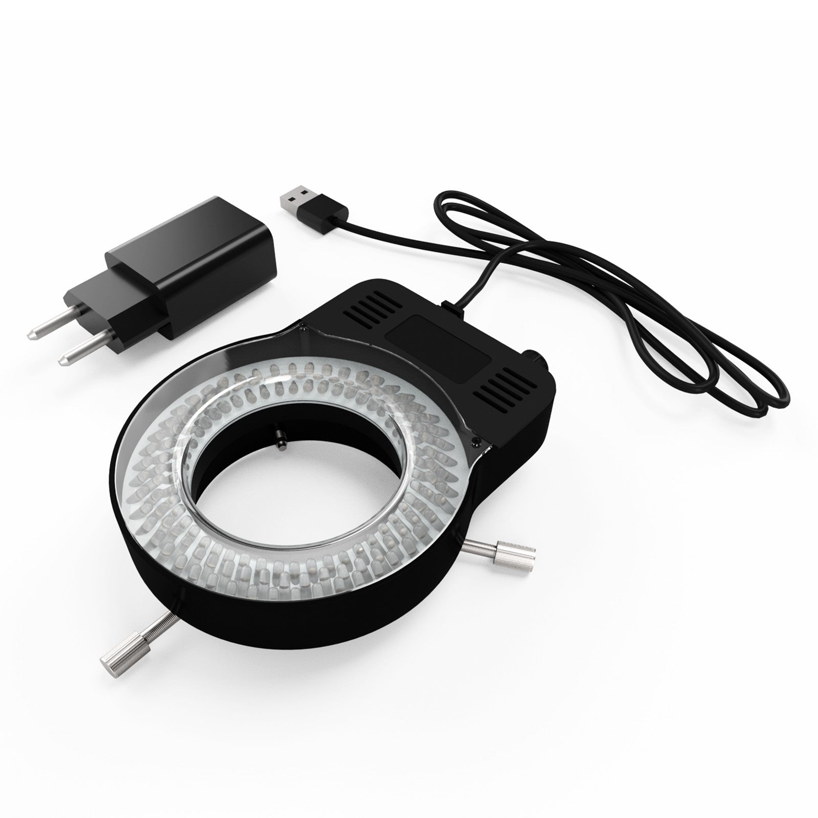 RF4 OK-8 Microscope 144 LED Ring Light Adjustable Illuminator for Repairing Electronic Industry Microscopes