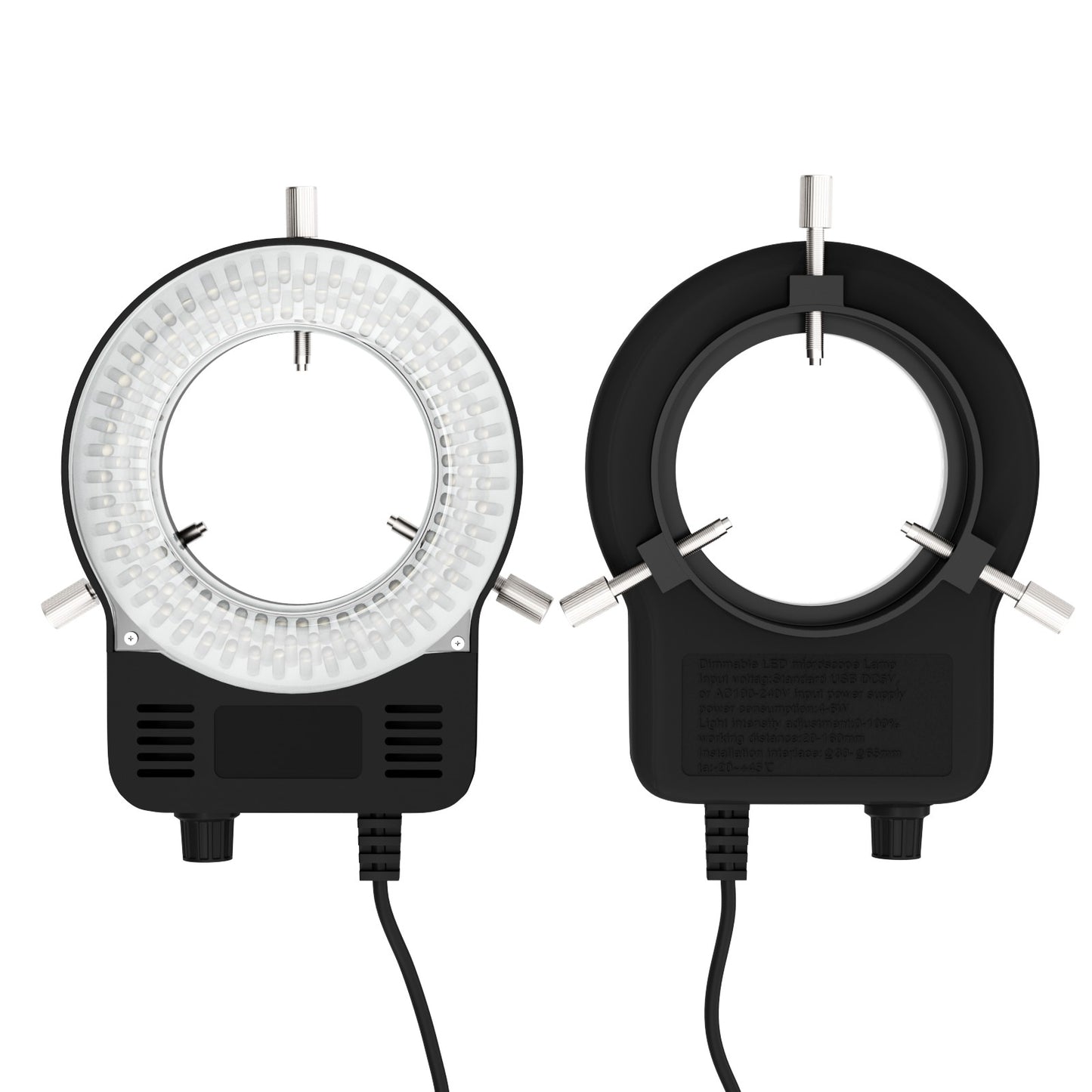 RF4 OK-8 Microscope 144 LED Ring Light Adjustable Illuminator for Repairing Electronic Industry Microscopes