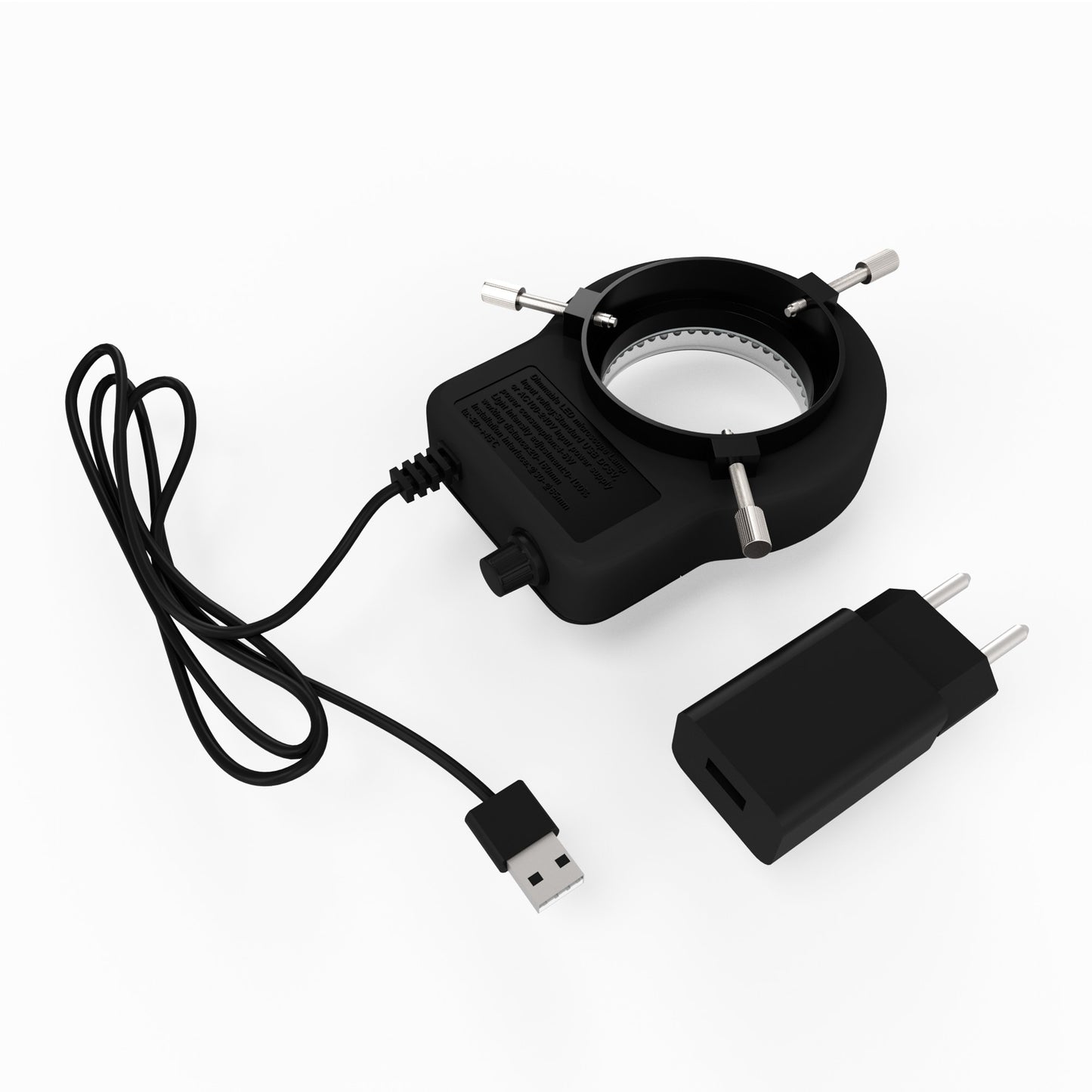 RF4 OK-8 Microscope 144 LED Ring Light Adjustable Illuminator for Repairing Electronic Industry Microscopes