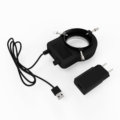 RF4 OK-8 Microscope 144 LED Ring Light Adjustable Illuminator for Repairing Electronic Industry Microscopes