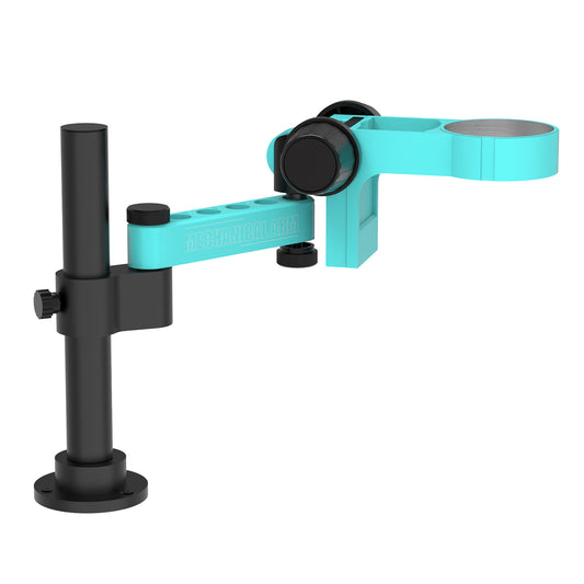RF4 RF-FO19 Adjustable Stand Holder for Microscope Desktop Support Bracket with Folding Swing Arm