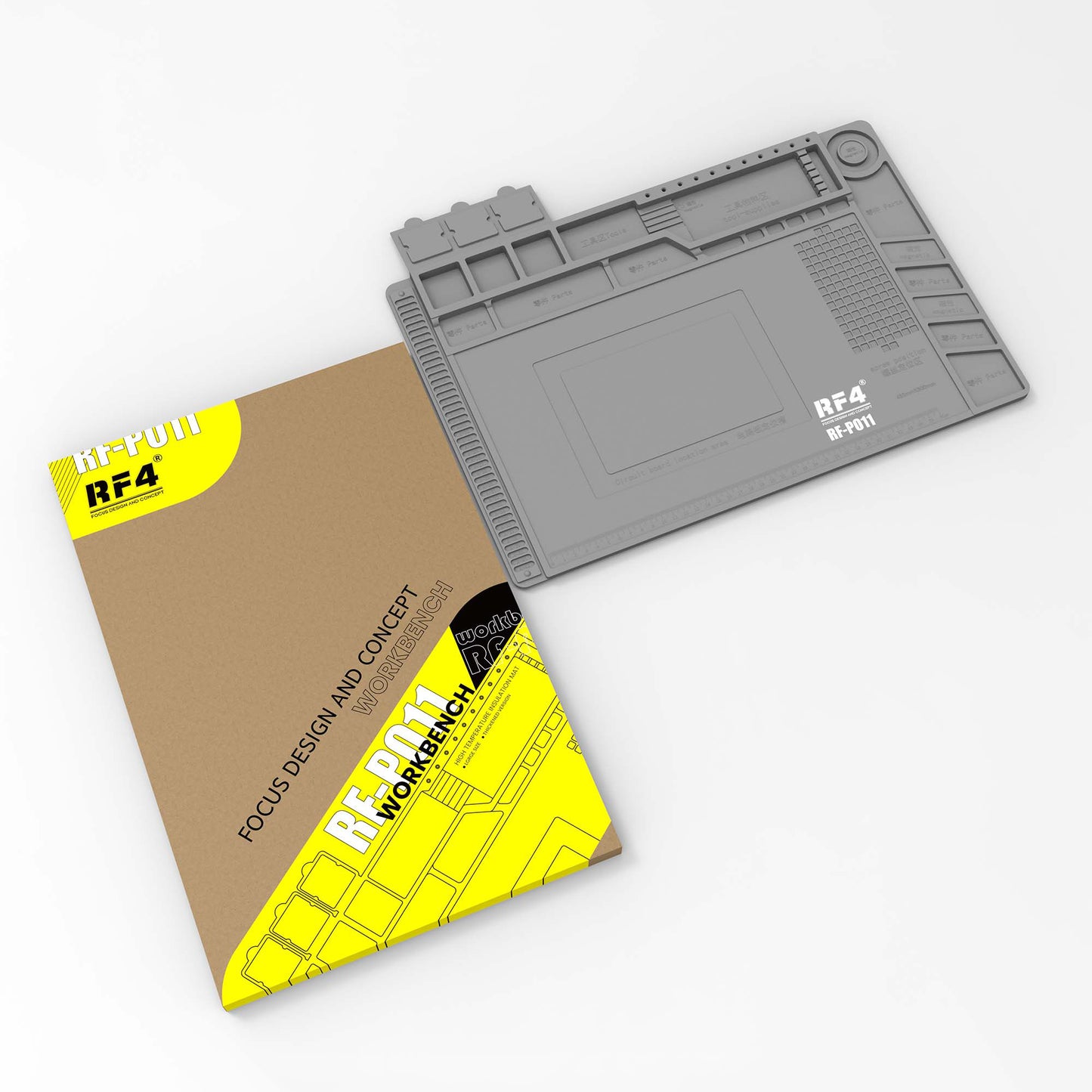 RF4 RF-PO11 High-Temperature Resistant Insulation Pad Repair Mat for Phone Mainboard IC Chipping Soldering