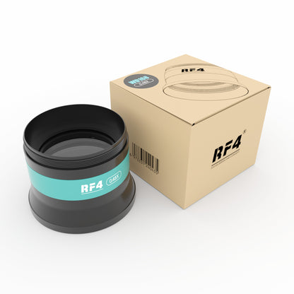 RF4 0.48X Microscopes Lens Auxiliary Objects Lens for Microscopes with 48mm Mounting Thread