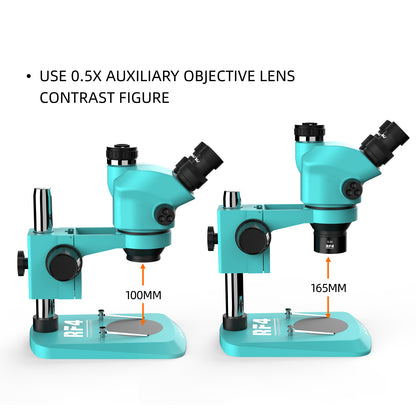 RF4 0.5X Auxiliary Objects Lens High Transmittance Stereo Zoom Microscope Barlow Lens
