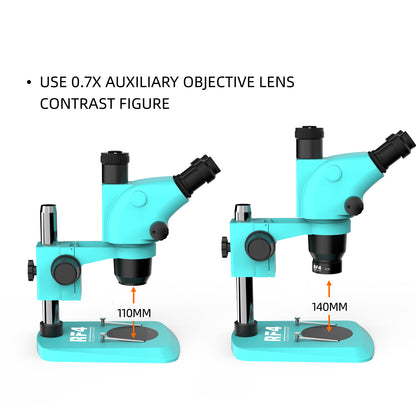 RF4 0.7X Auxiliary Objects Lens Clear Imaging Microscope Auxiliary Objective Lens