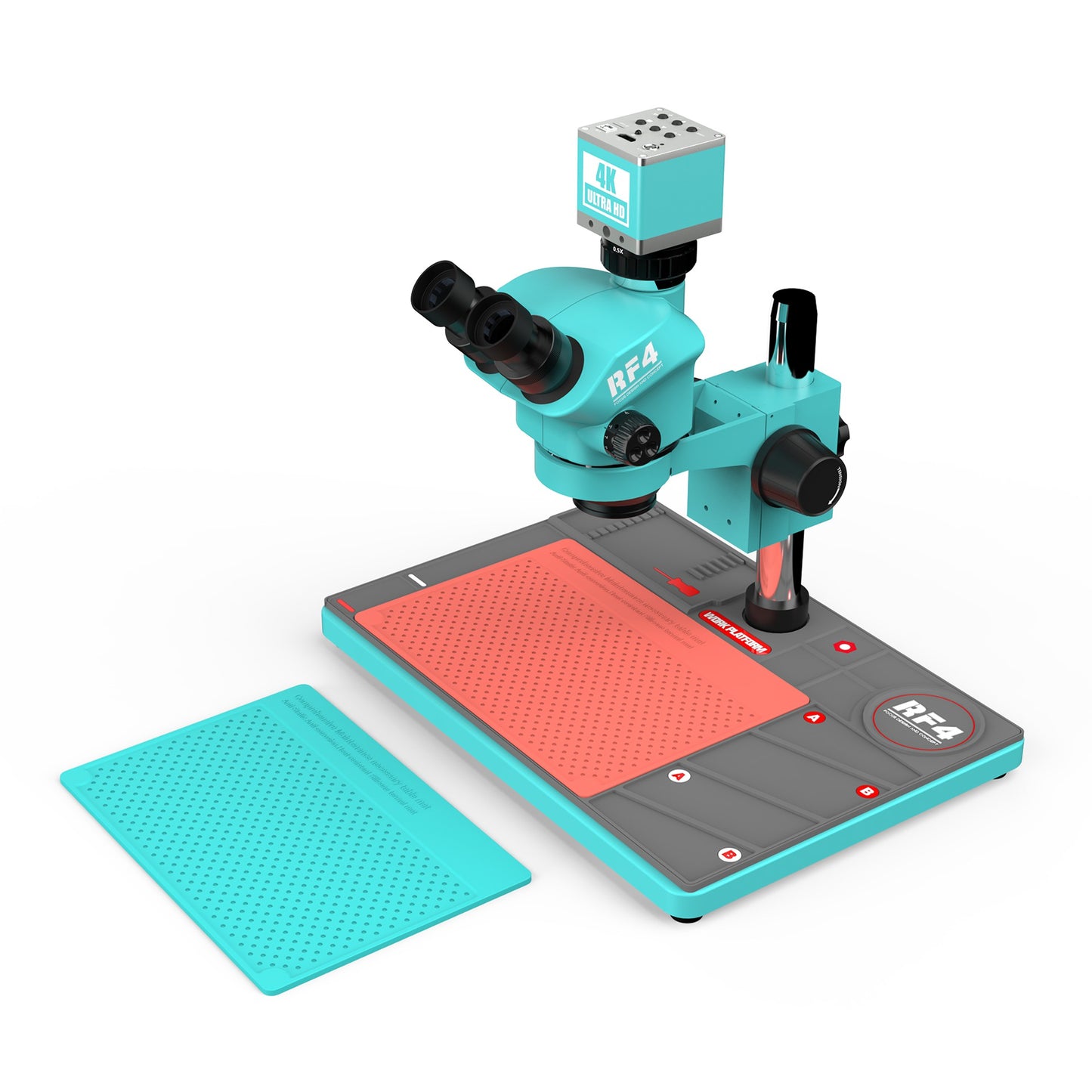 RF4 RF-PO2 Microscope Maintenance Mat Phone Repair Platform Dual Layer Heat Insulated Pad
