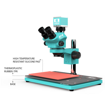 RF4 RF-PO2 Microscope Maintenance Mat Phone Repair Platform Dual Layer Heat Insulated Pad