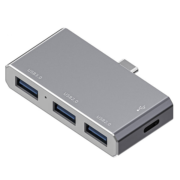 Type-C to USB3.0 2.0 Expansion Dock 5Gbps High Speed USB-C Four-in-one Hub
