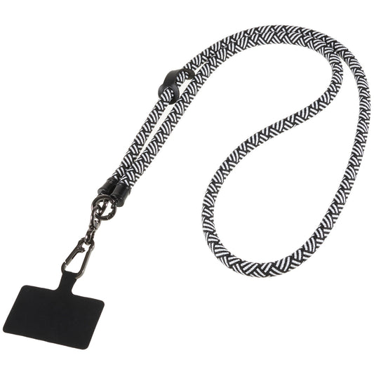 1.2m Thicken Mobile Phone Neck Shoulder Strap Anti-lost Phone Round Lanyard with Tether Tab