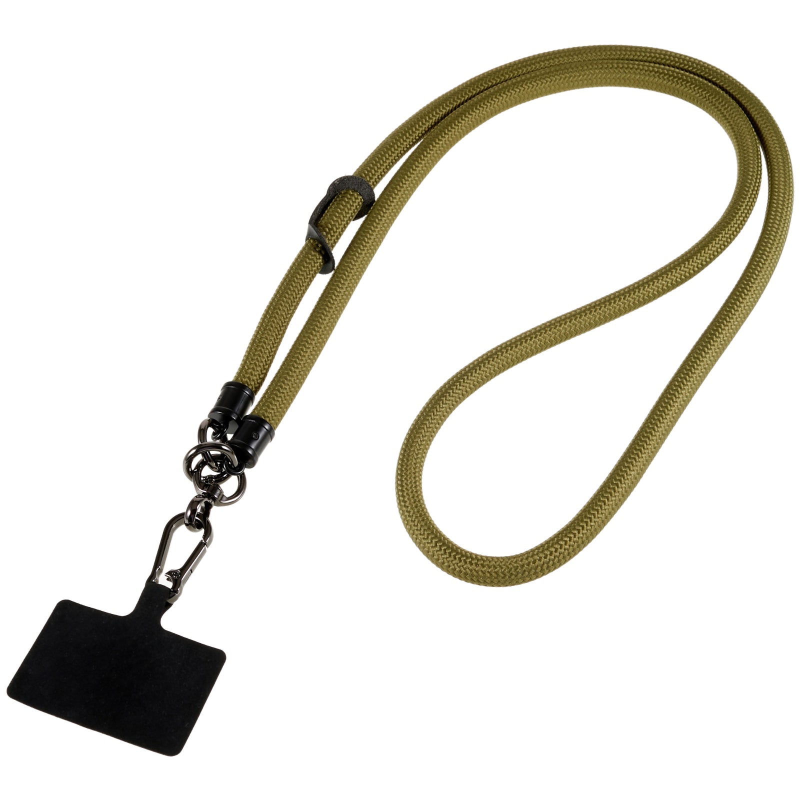 1.2m Thicken Mobile Phone Neck Shoulder Strap Anti-lost Phone Round Lanyard with Tether Tab