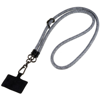 1.2m Thicken Mobile Phone Neck Shoulder Strap Anti-lost Phone Round Lanyard with Tether Tab