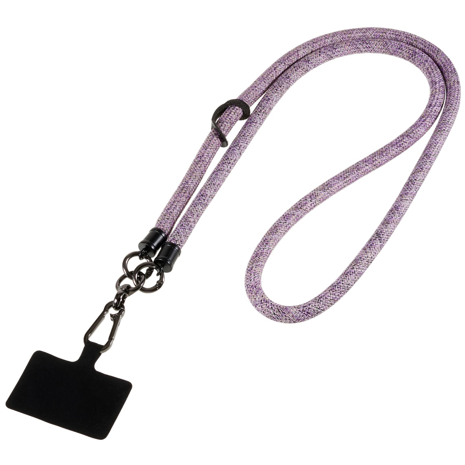 1.2m Thicken Mobile Phone Neck Shoulder Strap Anti-lost Phone Round Lanyard with Tether Tab