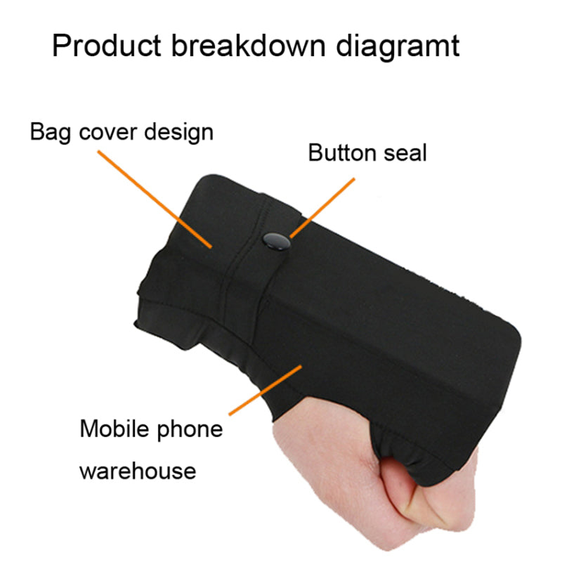 Sports Wrist Phone Bag Cell Phone Arm Bands Pouch Lightweight Glove Phone Holder