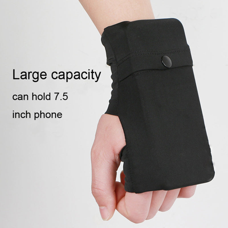 Sports Wrist Phone Bag Cell Phone Arm Bands Pouch Lightweight Glove Phone Holder