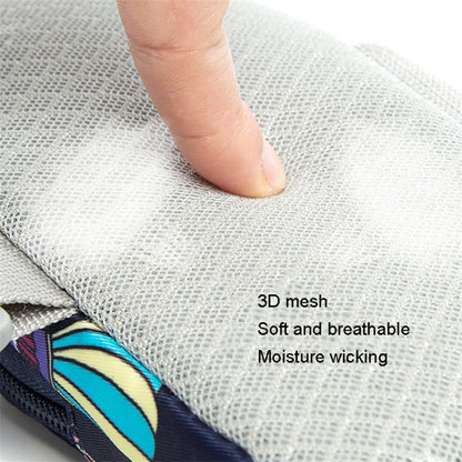 18 x 9cm Phone Holder Elastic Arm Band Hot Air Balloon Pattern Armband Cell Phones Pouch for Running (Size: L)