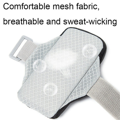 For Cell Phone Below 6.5-inch Armband Pouch Sports Running Oxford Fabric Phone Bag, 18*9cm