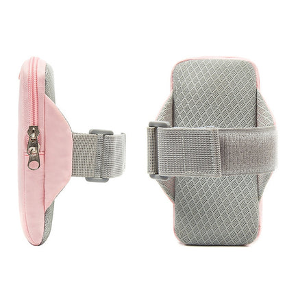 For Cell Phone Below 6.5-inch Armband Pouch Sports Running Oxford Fabric Phone Bag, 18*9cm