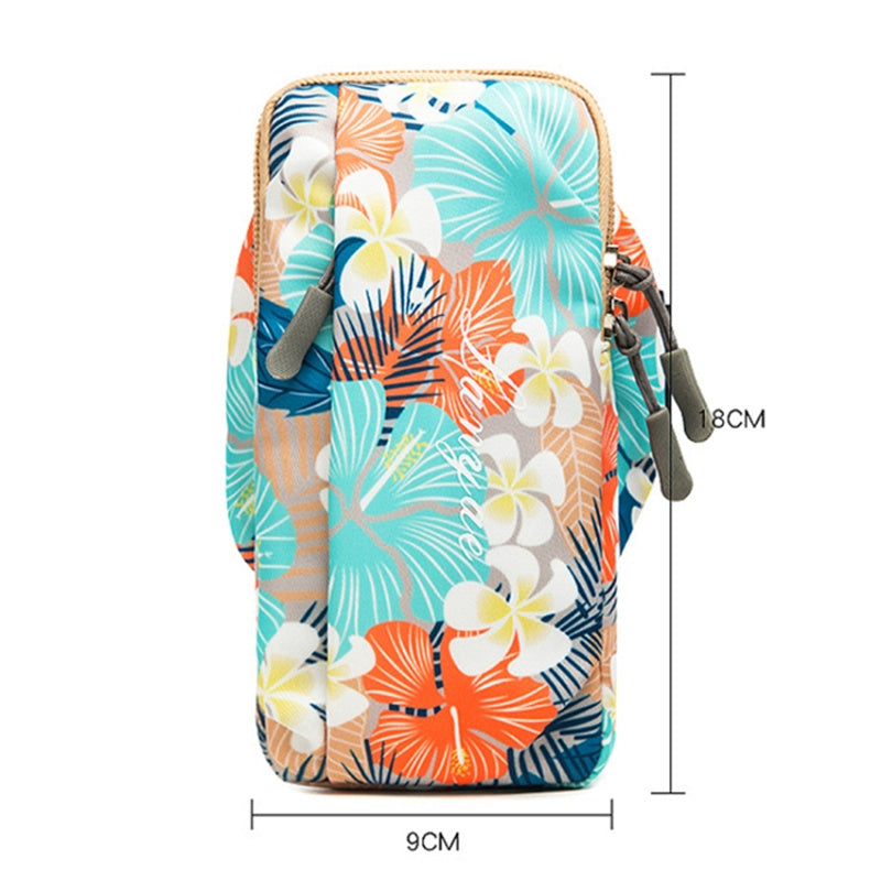 For Cell Phone Below 6.5-inch Sports Armband Pouch Outdoor Running Phone Bag, Size L