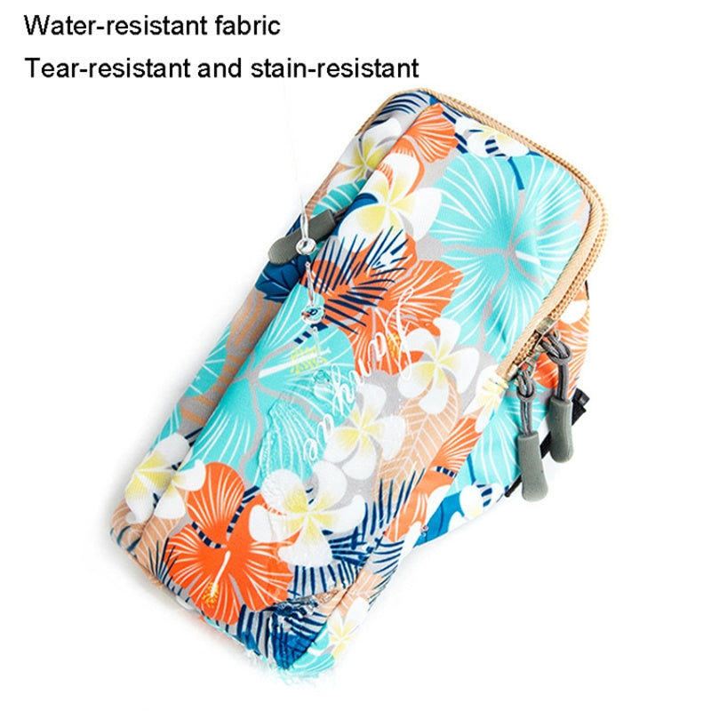 For Cell Phone Below 6.5-inch Sports Armband Pouch Outdoor Running Phone Bag, Size L