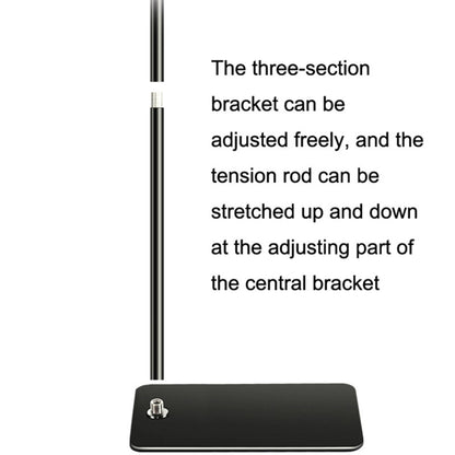 Tablet Floor Stand Overhead Bed Phone Mount 175cm Adjustable Metal+ABS Lazy Bracket for 11.5-19cm Width Devices