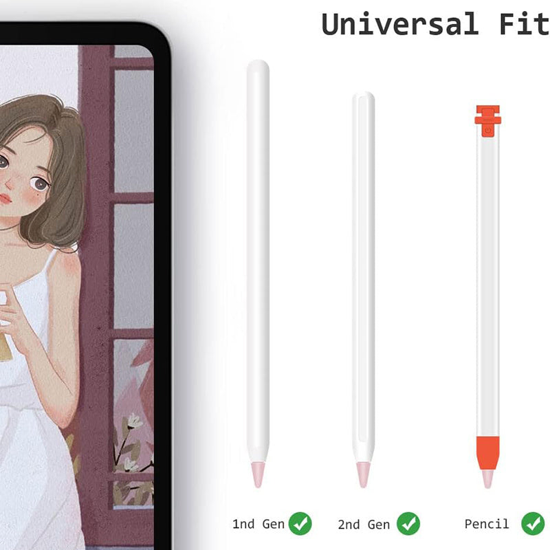 Smooth Writing Capacitive Stylus Tip for Apple Pencil 1st / 2nd Gen Replacement Sensitive Pencil Nibs