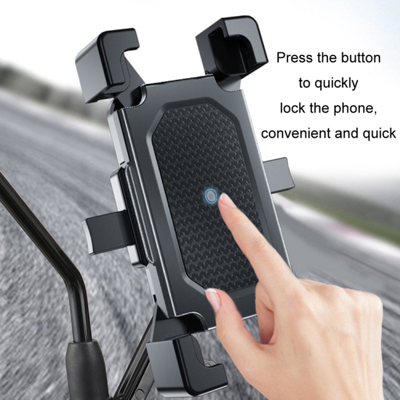 Motorcycle Rearview Mirror 4.5-6.3 inch Phone Holder Motorbike Cycing Cellphone Stand Bracket