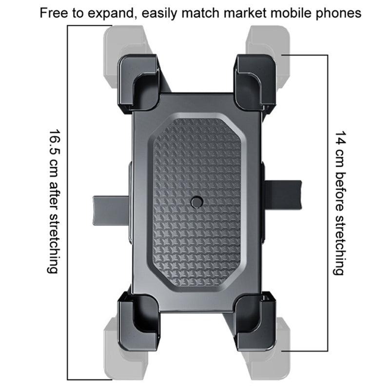 Motorcycle Rearview Mirror 4.5-6.3 inch Phone Holder Motorbike Cycing Cellphone Stand Bracket