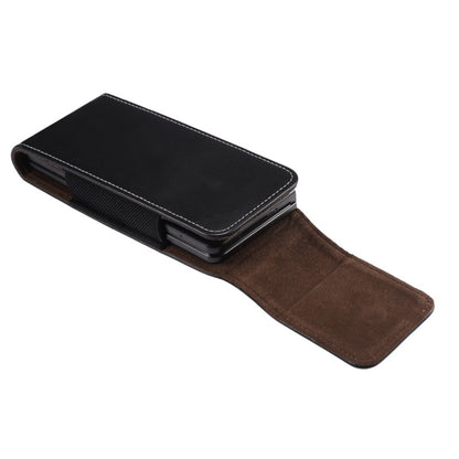 Belt Loop Pouch for Folding Phones Vertical Flip PU Leather Cell Phone Waist Bag, Size S: 165*70*25mm