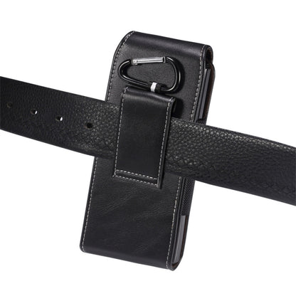 Belt Loop Pouch for Folding Phones Vertical Flip PU Leather Cell Phone Waist Bag, Size S: 165*70*25mm