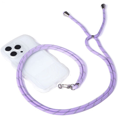 IMAK 150cm Universal Mobile Phone Lanyard Crossbody Strap Neck Rope with Transparent Patch, Long Style