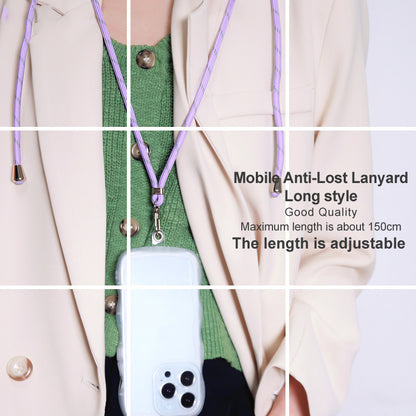 IMAK 150cm Universal Mobile Phone Lanyard Crossbody Strap Neck Rope with Transparent Patch, Long Style