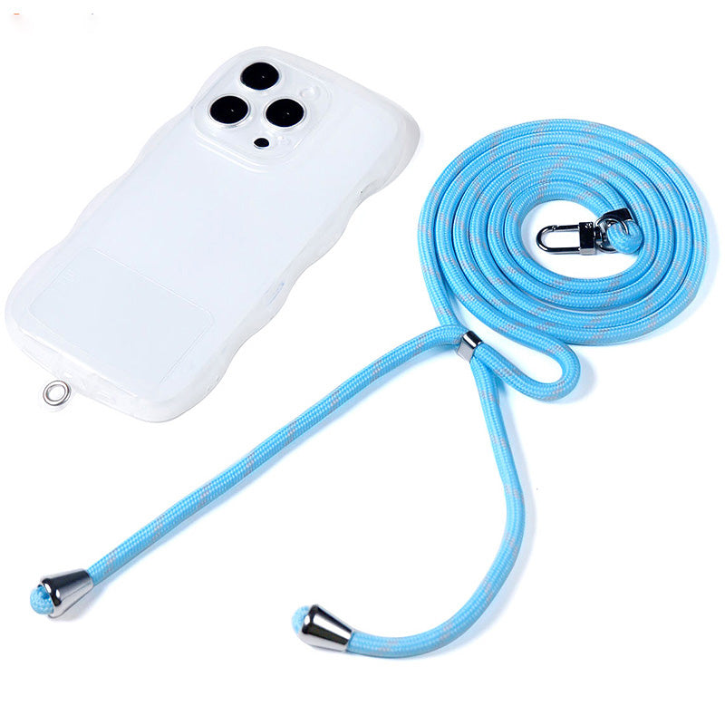IMAK 150cm Universal Mobile Phone Lanyard Crossbody Strap Neck Rope with Transparent Patch, Long Style