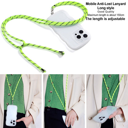 IMAK 150cm Universal Mobile Phone Lanyard Crossbody Strap Neck Rope with Transparent Patch, Long Style