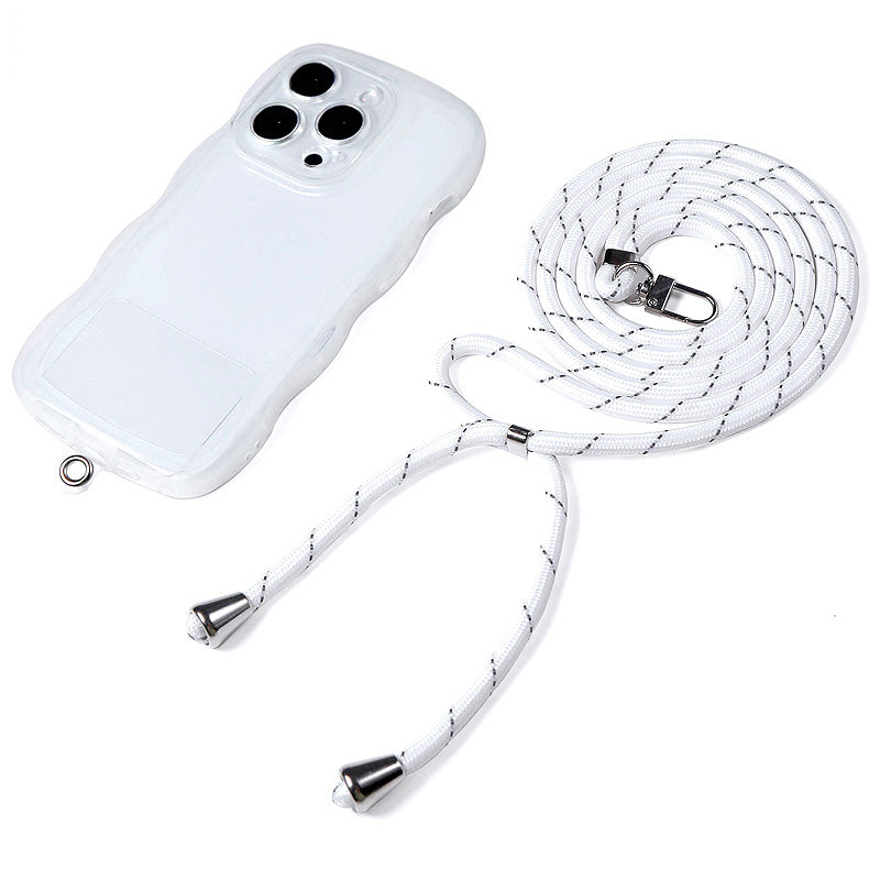 IMAK 150cm Universal Mobile Phone Lanyard Crossbody Strap Neck Rope with Transparent Patch, Long Style