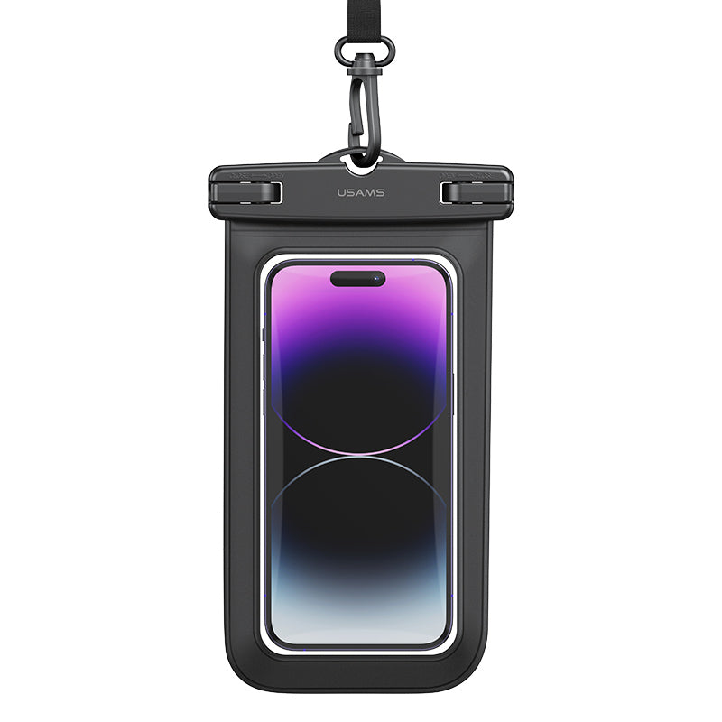 USAMS US-YD012 6.7-inch IP68 Waterproof Phone Bag PVC Touch Screen Rafting Diving Phone Pouch